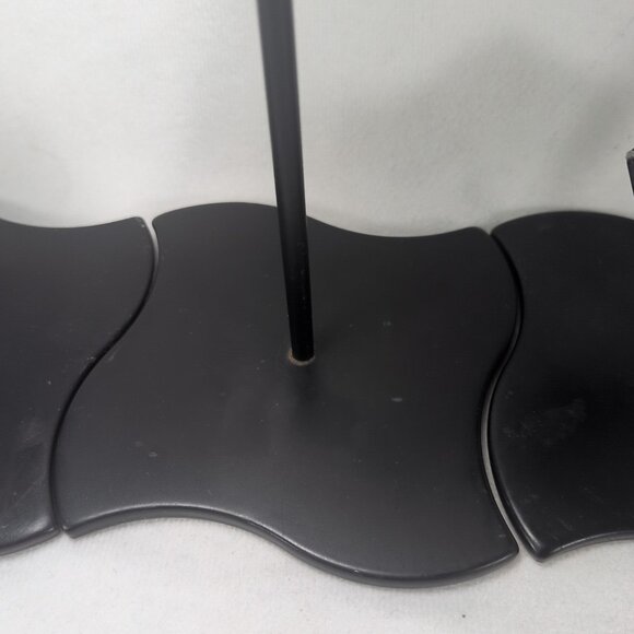 Partylite 3 Set Windswept Base P0100 Black Metal Votive Candle Holders Twisted - Picture 11 of 12